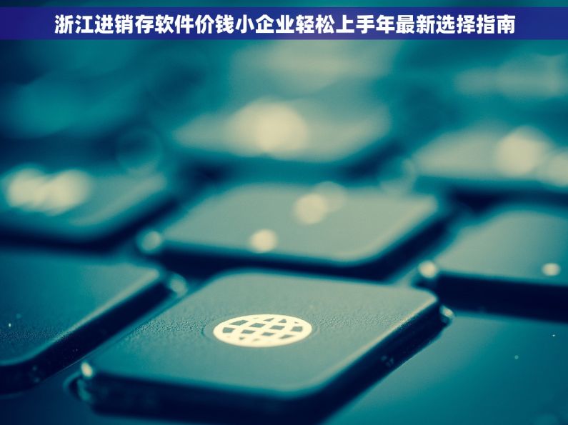 浙江进销存软件价钱小企业轻松上手年最新选择指南 浙江进销存软件价钱小企业轻松上手年最新选择指南