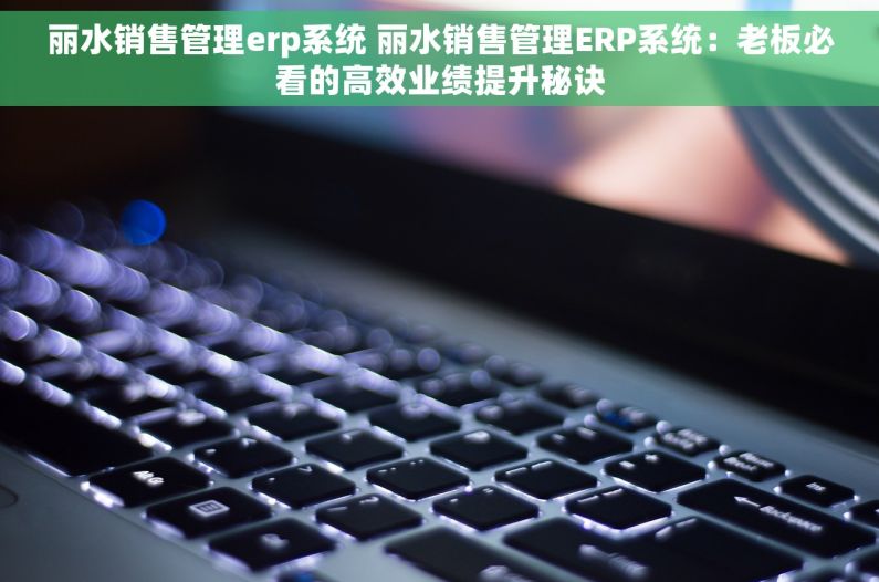 丽水销售管理erp系统 丽水销售管理ERP系统:老板必看的高效业绩提升秘诀 丽水销售管理erp系统 丽水销售管理ERP系统:老板必看的高效业绩提升秘诀