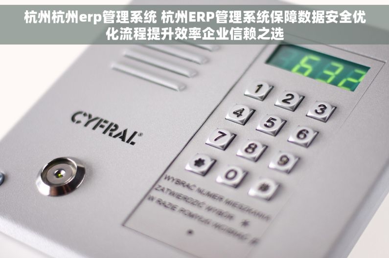 杭州杭州erp管理系统 杭州ERP管理系统保障数据安全优化流程提升效率企业信赖之选 杭州杭州erp管理系统 杭州ERP管理系统保障数据安全优化流程提升效率企业信赖之选