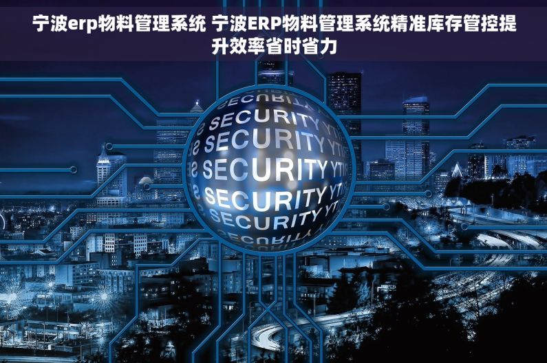 宁波erp物料管理系统 宁波ERP物料管理系统精准库存管控提升效率省时省力