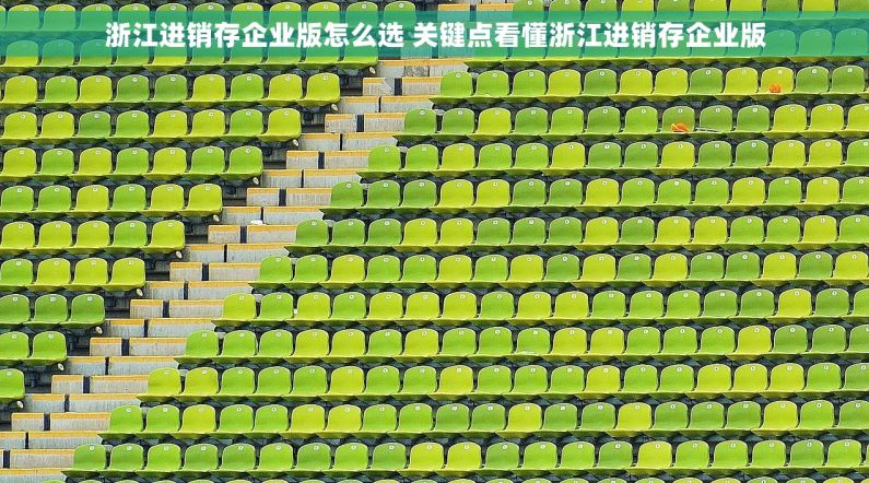 浙江进销存企业版怎么选 关键点看懂浙江进销存企业版