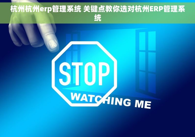 杭州杭州erp管理系统 关键点教你选对杭州ERP管理系统 杭州杭州erp管理系统 关键点教你选对杭州ERP管理系统