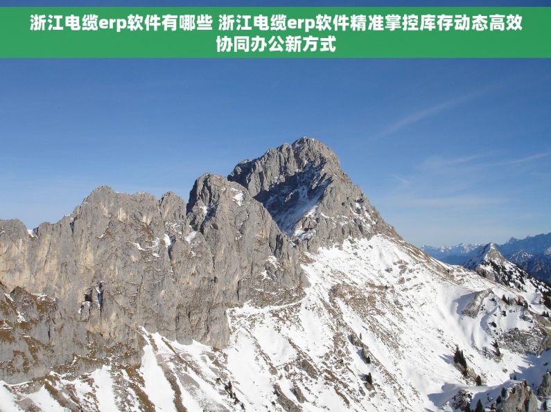 浙江电缆erp软件有哪些 浙江电缆erp软件精准掌控库存动态高效协同办公新方式 浙江电缆erp软件有哪些 浙江电缆erp软件精准掌控库存动态高效协同办公新方式