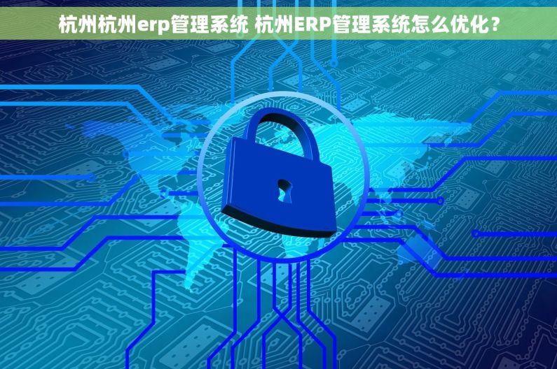 杭州杭州erp管理系统 杭州ERP管理系统怎么优化? 杭州杭州erp管理系统 杭州ERP管理系统怎么优化?