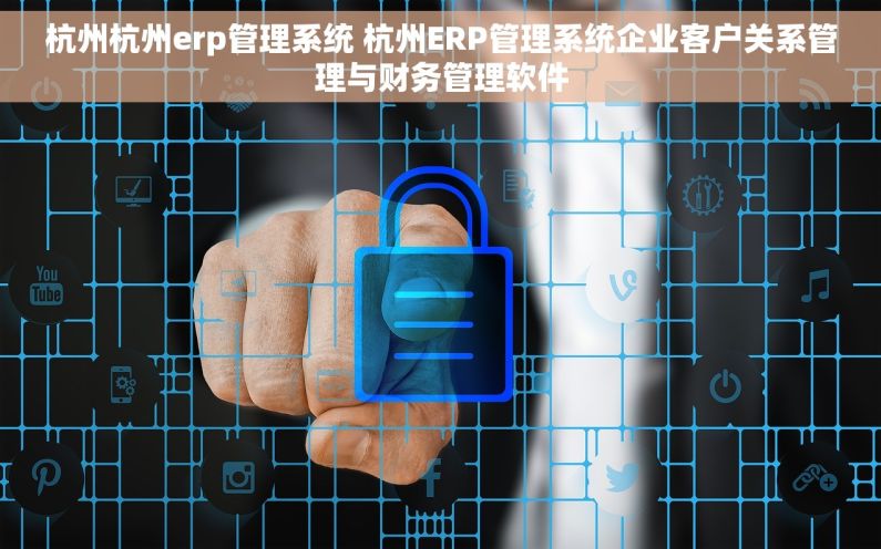 杭州杭州erp管理系统 杭州ERP管理系统企业客户关系管理与财务管理软件