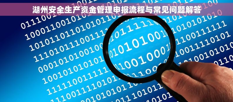 湖州安全生产资金管理申报流程与常见问题解答