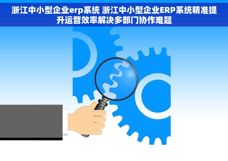 浙江中小型企业erp系统 浙江中小型企业ERP系统精准提升运营效率解决多部门协作难题 浙江中小型企业erp系统 浙江中小型企业ERP系统精准提升运营效率解决多部门协作难题