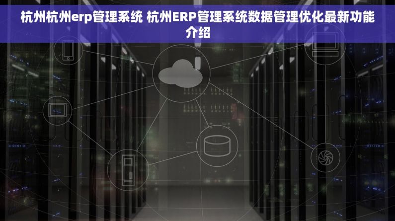 杭州杭州erp管理系统 杭州ERP管理系统数据管理优化最新功能介绍 杭州杭州erp管理系统 杭州ERP管理系统数据管理优化最新功能介绍