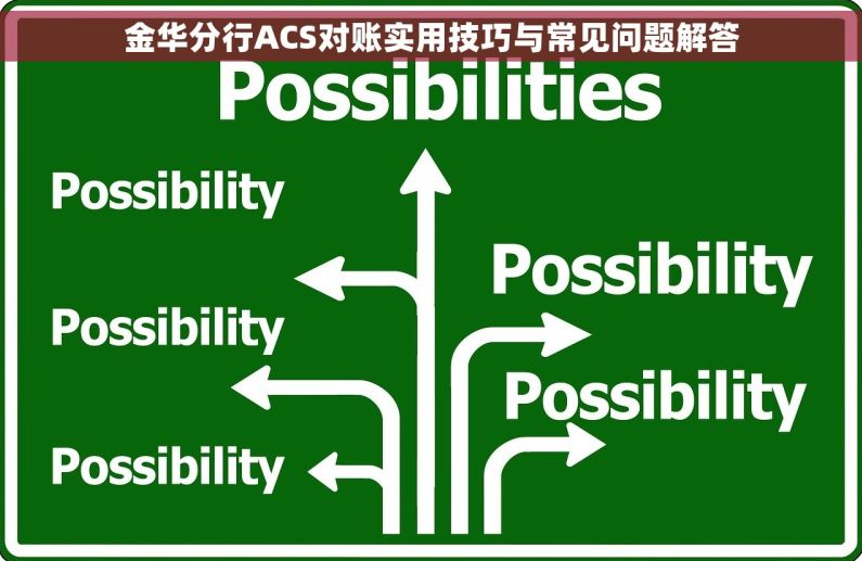 金华分行ACS对账实用技巧与常见问题解答