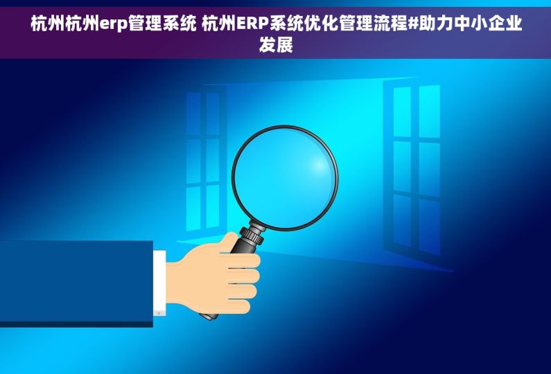 杭州杭州erp管理系统 杭州ERP系统优化管理流程#助力中小企业发展