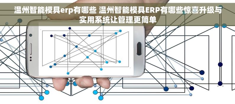 温州智能模具erp有哪些 温州智能模具ERP有哪些惊喜升级与实用系统让管理更简单