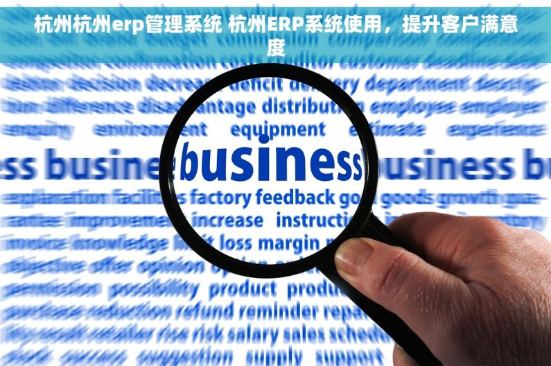 杭州杭州erp管理系统 杭州ERP系统使用,提升客户满意度 杭州杭州erp管理系统 杭州ERP系统使用,提升客户满意度