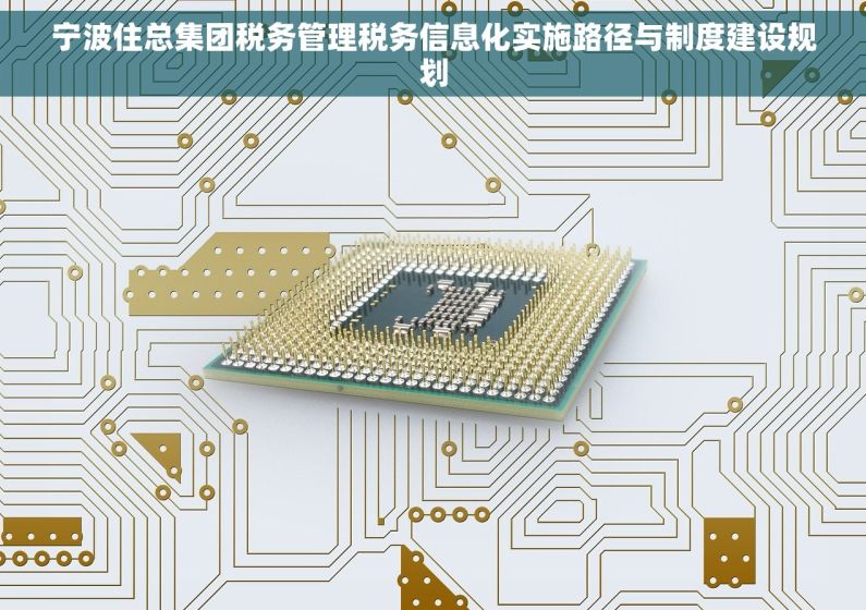 宁波住总集团税务管理税务信息化实施路径与制度建设规划 宁波住总集团税务管理税务信息化实施路径与制度建设规划