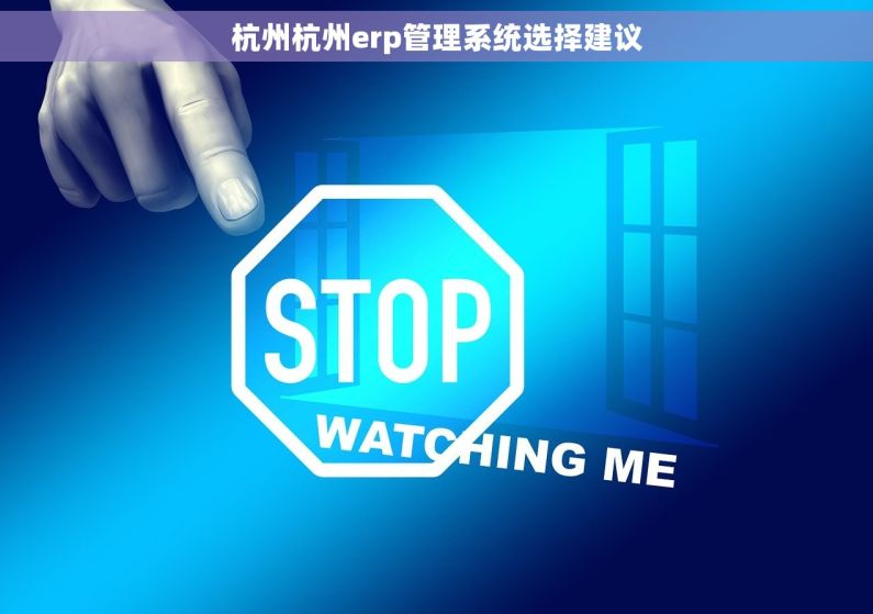 杭州杭州erp管理系统选择建议