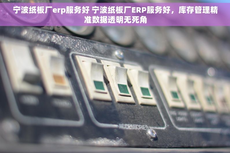 宁波纸板厂erp服务好 宁波纸板厂ERP服务好，库存管理精准数据透明无死角