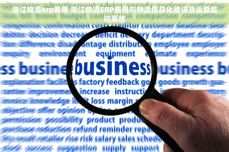 浙江物流erp费用 浙江物流ERP费用与物流信息化建设及运营监控系统