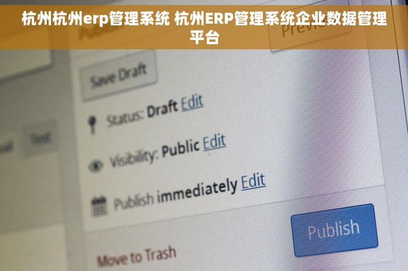 杭州杭州erp管理系统 杭州ERP管理系统企业数据管理平台