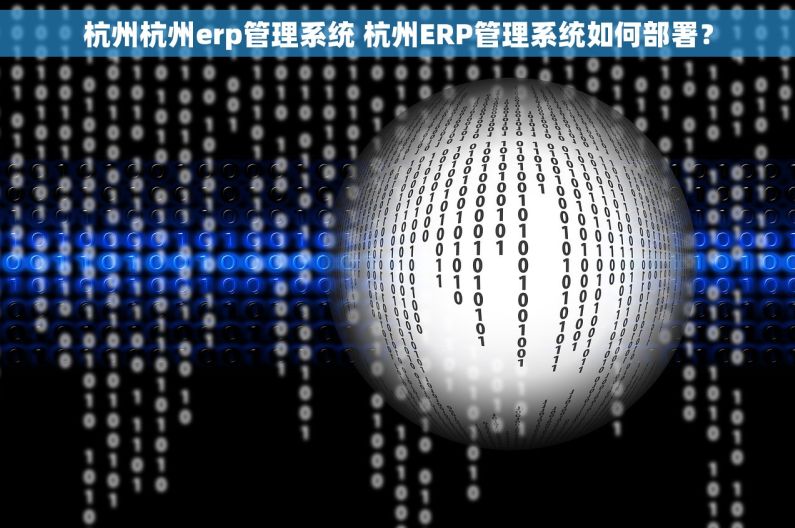 杭州杭州erp管理系统 杭州ERP管理系统如何部署？