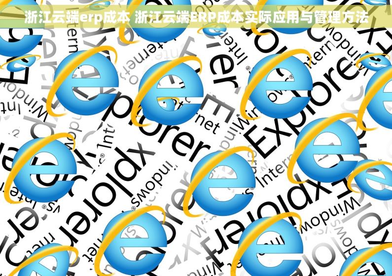 浙江云端erp成本 浙江云端ERP成本实际应用与管理方法