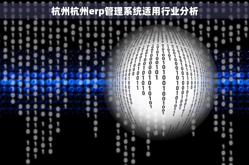 杭州杭州erp管理系统适用行业分析 杭州杭州erp管理系统适用行业分析