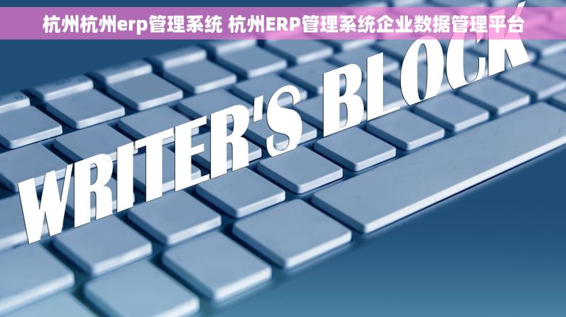 杭州杭州erp管理系统 杭州ERP管理系统企业数据管理平台