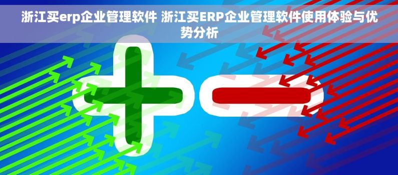 浙江买erp企业管理软件 浙江买ERP企业管理软件使用体验与优势分析