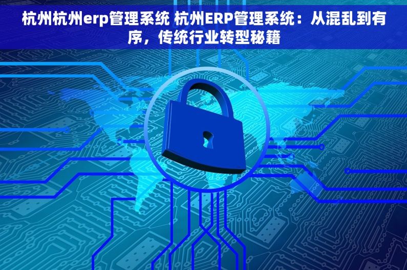 杭州杭州erp管理系统 杭州ERP管理系统:从混乱到有序,传统行业转型秘籍 杭州杭州erp管理系统 杭州ERP管理系统:从混乱到有序,传统行业转型秘籍