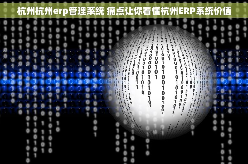杭州杭州erp管理系统 痛点让你看懂杭州ERP系统价值