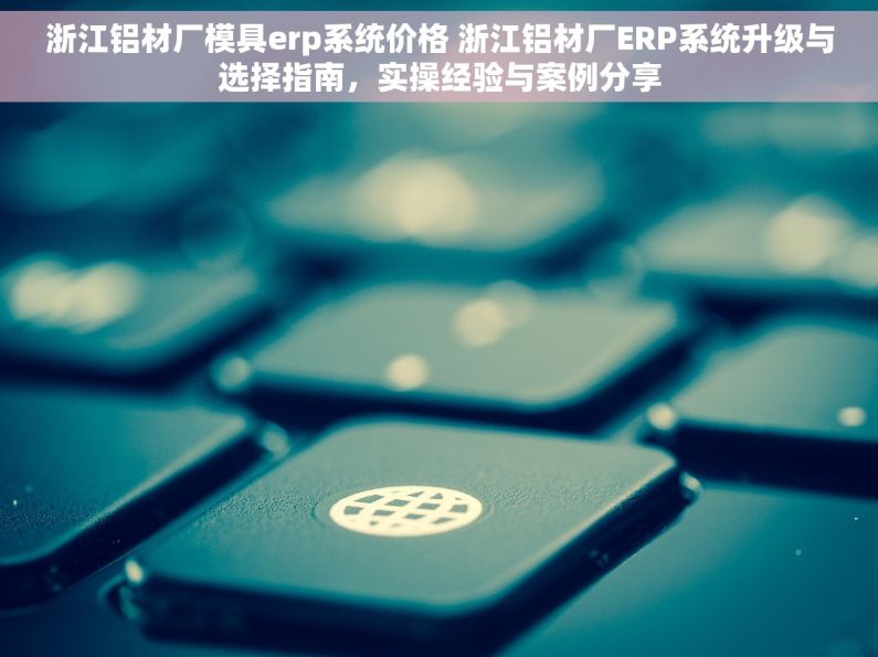 浙江铝材厂模具erp系统价格 浙江铝材厂ERP系统升级与选择指南，实操经验与案例分享