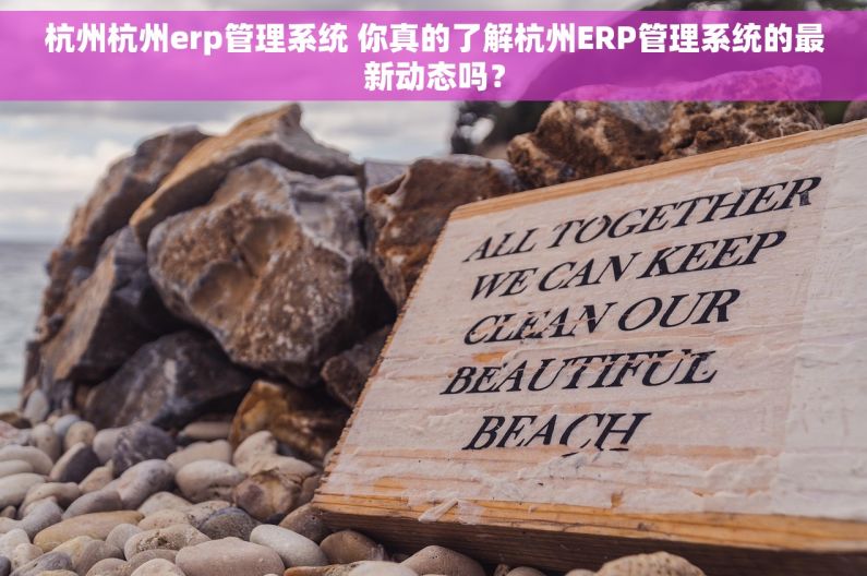 杭州杭州erp管理系统 你真的了解杭州ERP管理系统的最新动态吗？