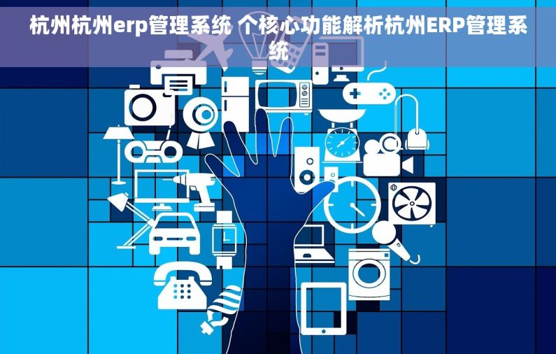 杭州杭州erp管理系统 个核心功能解析杭州ERP管理系统