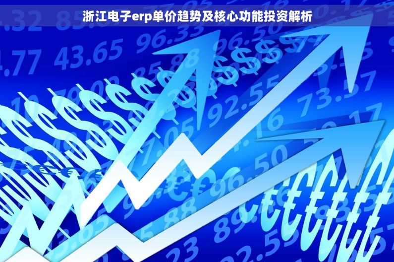 浙江电子erp单价趋势及核心功能投资解析