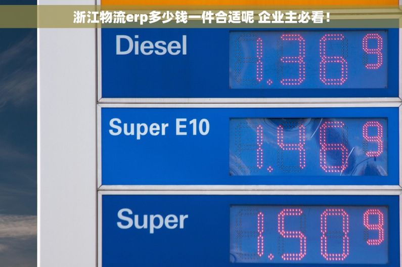 浙江物流erp多少钱一件合适呢 企业主必看! 浙江物流erp多少钱一件合适呢 企业主必看!