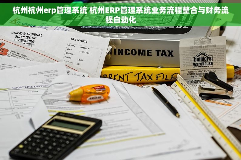 杭州杭州erp管理系统 杭州ERP管理系统业务流程整合与财务流程自动化
