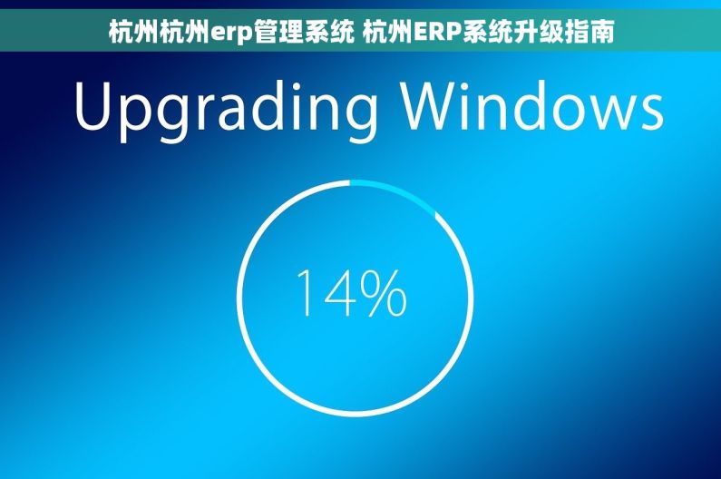 杭州杭州erp管理系统 杭州ERP系统升级指南