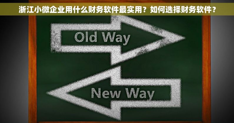 浙江小微企业用什么财务软件最实用？如何选择财务软件？