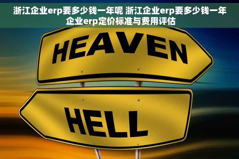 浙江企业erp要多少钱一年呢 浙江企业erp要多少钱一年 企业erp定价标准与费用评估