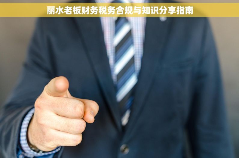 丽水老板财务税务合规与知识分享指南
