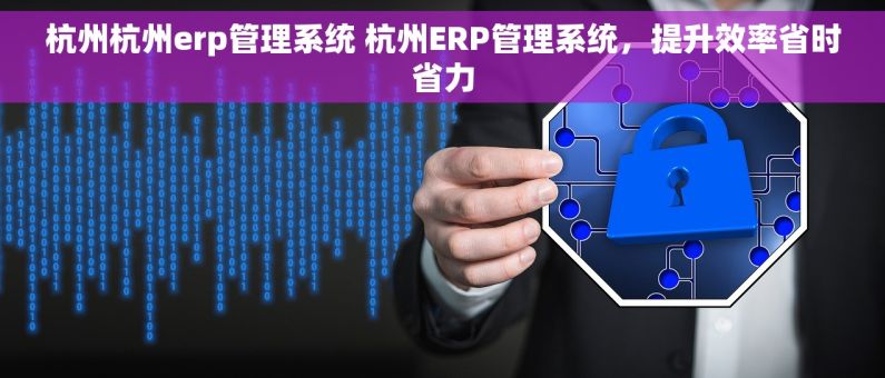 杭州杭州erp管理系统 杭州ERP管理系统，提升效率省时省力