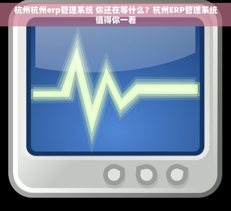 杭州杭州erp管理系统 你还在等什么？杭州ERP管理系统值得你一看