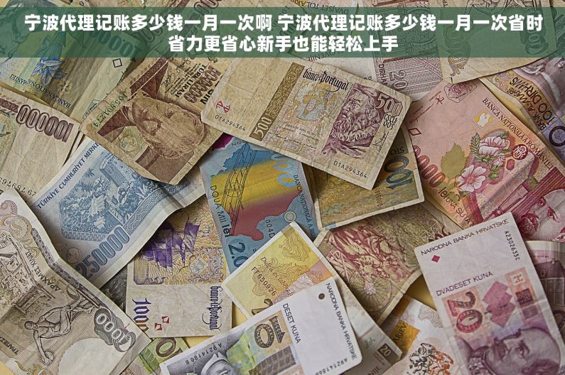 宁波代理记账多少钱一月一次啊 宁波代理记账多少钱一月一次省时省力更省心新手也能轻松上手