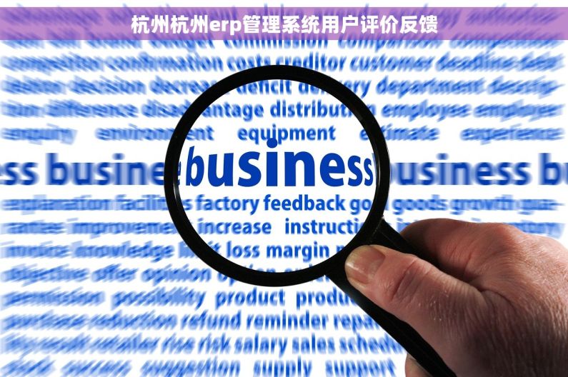 杭州杭州erp管理系统用户评价反馈 杭州杭州erp管理系统用户评价反馈
