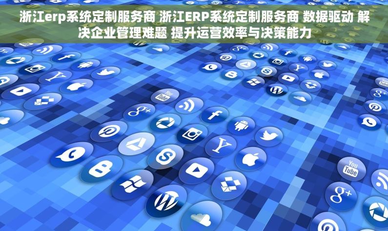浙江erp系统定制服务商 浙江ERP系统定制服务商 数据驱动 解决企业管理难题 提升运营效率与决策能力