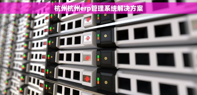杭州杭州erp管理系统解决方案