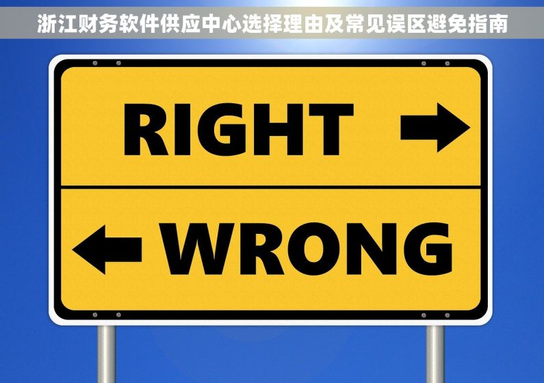 浙江财务软件供应中心选择理由及常见误区避免指南