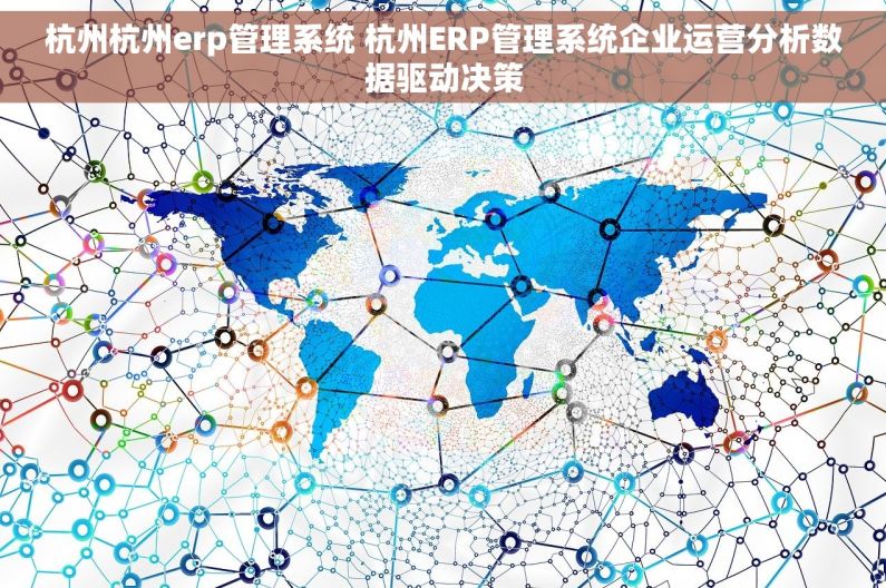 杭州杭州erp管理系统 杭州ERP管理系统企业运营分析数据驱动决策 杭州杭州erp管理系统 杭州ERP管理系统企业运营分析数据驱动决策