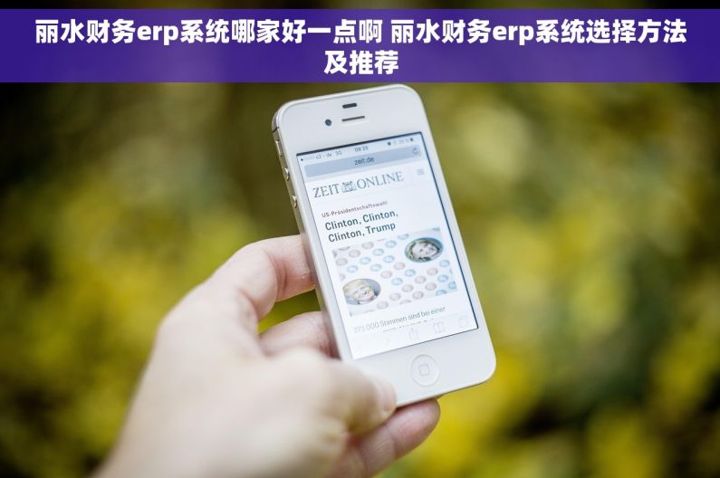 丽水财务erp系统哪家好一点啊 丽水财务erp系统选择方法及推荐 丽水财务erp系统哪家好一点啊 丽水财务erp系统选择方法及推荐