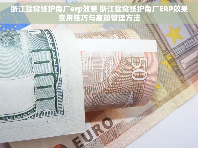 浙江蜂窝纸护角厂erp效果 浙江蜂窝纸护角厂ERP效果实用技巧与高效管理方法 浙江蜂窝纸护角厂erp效果 浙江蜂窝纸护角厂ERP效果实用技巧与高效管理方法