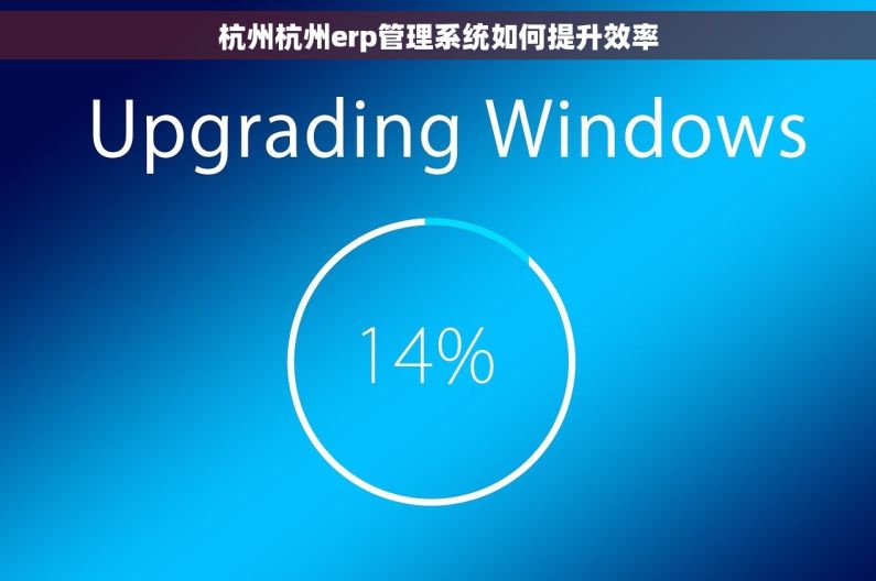 杭州杭州erp管理系统如何提升效率 杭州杭州erp管理系统如何提升效率
