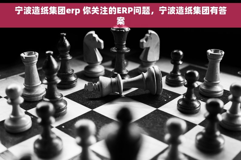 宁波造纸集团erp 你关注的ERP问题,宁波造纸集团有答案 宁波造纸集团erp 你关注的ERP问题,宁波造纸集团有答案